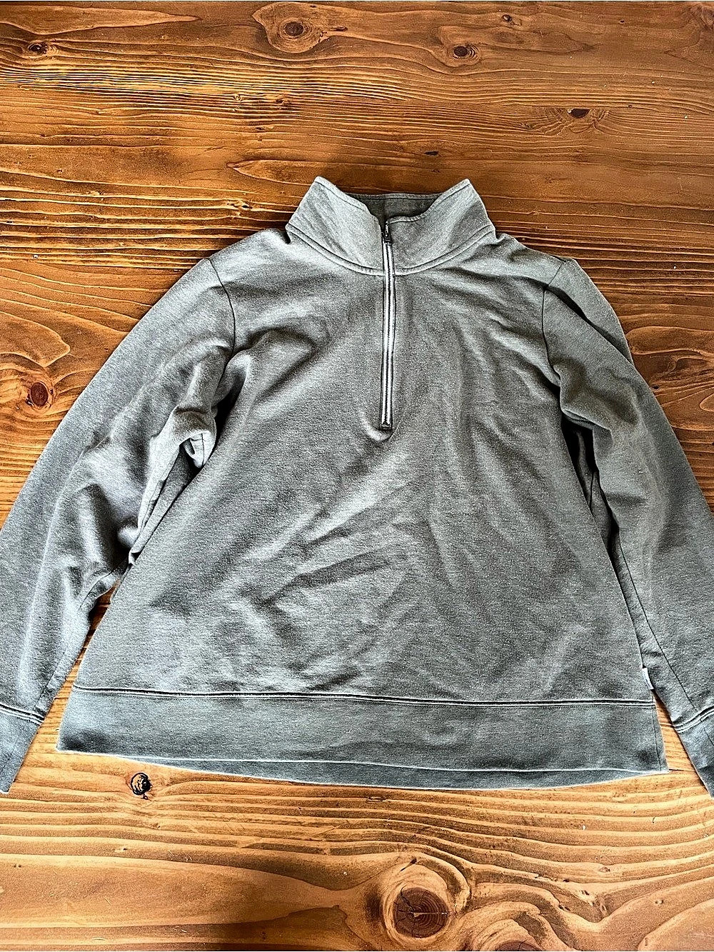 Eddie Bauer Women's Quarter-Zip Pullover Green XL